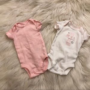 Baby girl Onesie Lot